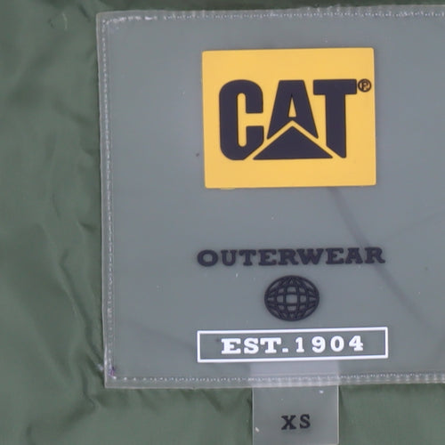 CAT Women's Beige Quilted Hooded Coat - XS