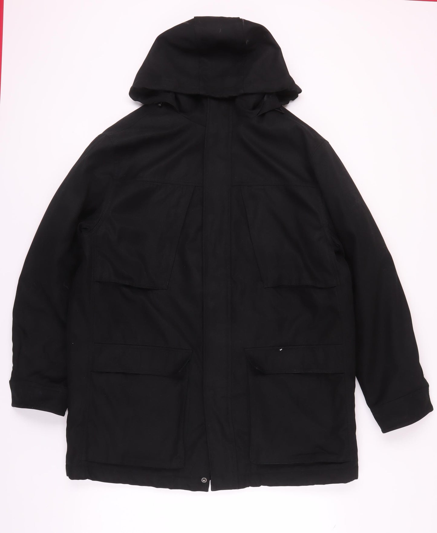 Debenhams Men's Black Parka Jacket L