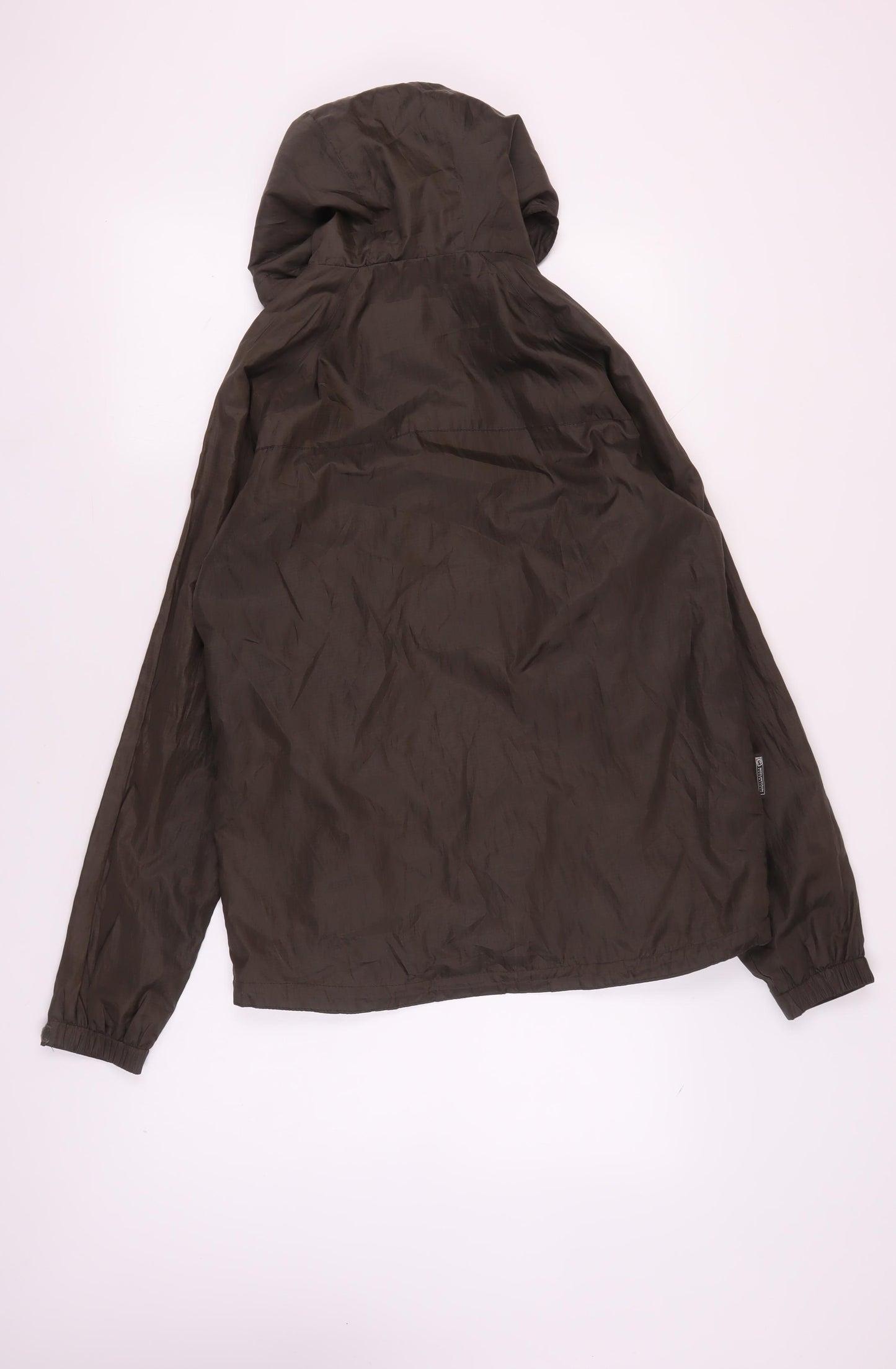 Mountain Essentials Men's Green Hooded Windbreaker Jacket S