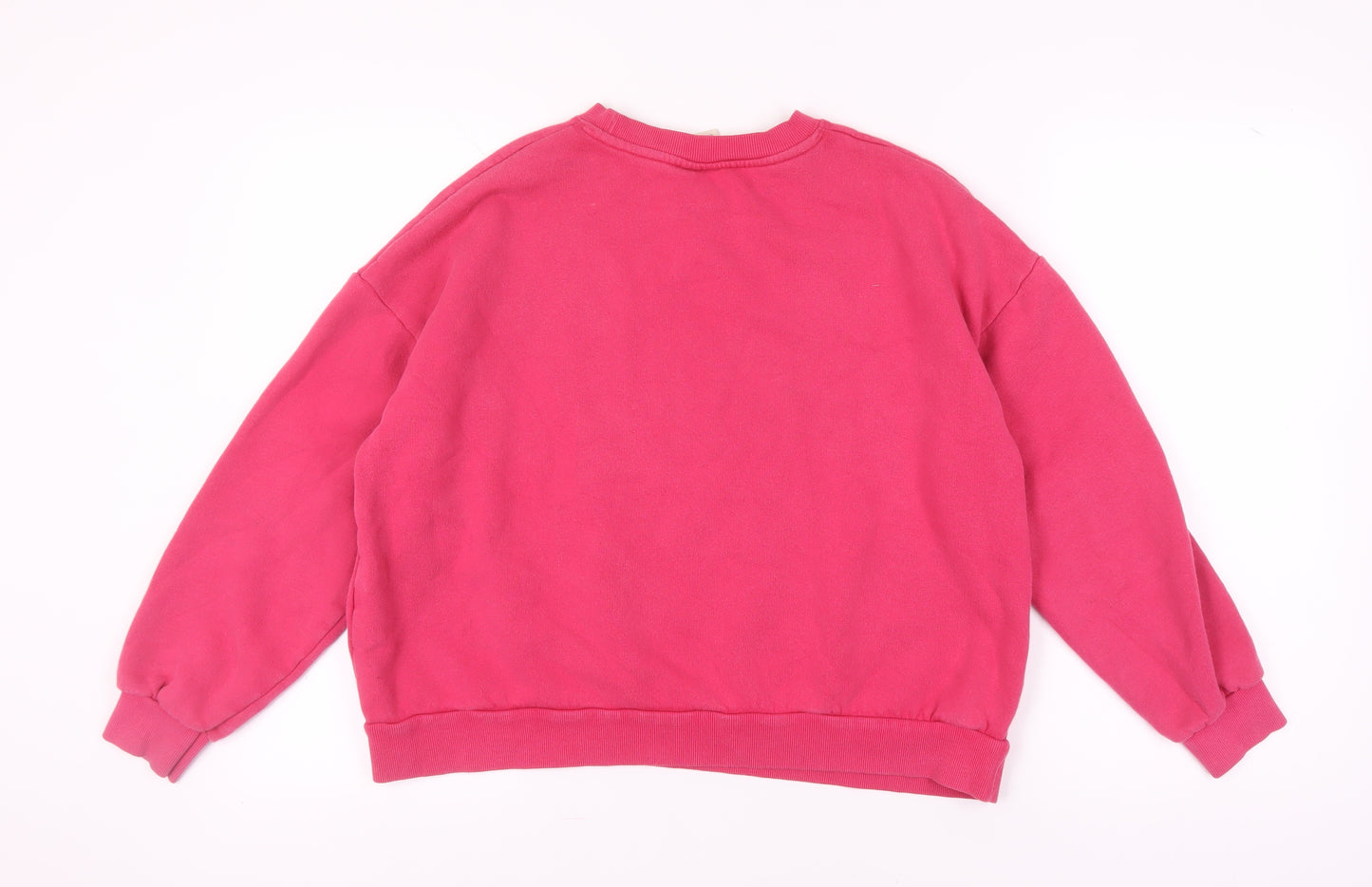 Pull&Bear Women’s Pink Pullover Sweatshirt M