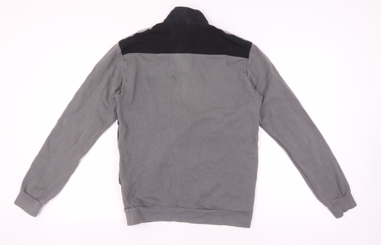 Adidas Men's Grey 1/4 Zip Sweatshirt XS Sports Logo