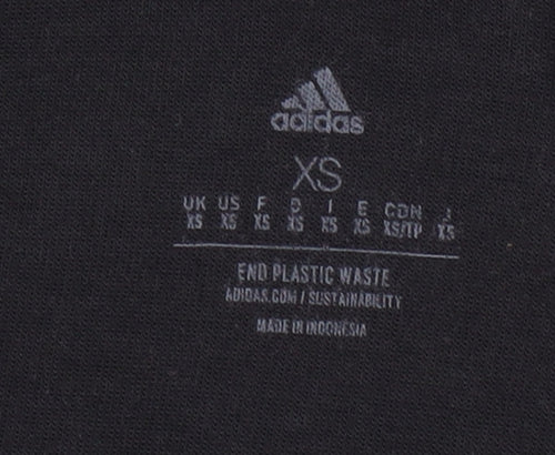 Adidas Men's Grey 1/4 Zip Sweatshirt XS Sports Logo