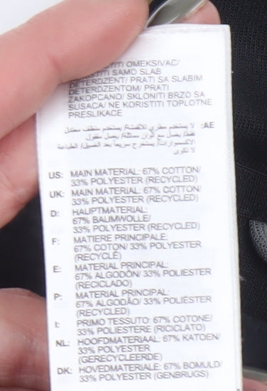 Adidas Men's Grey 1/4 Zip Sweatshirt XS Sports Logo