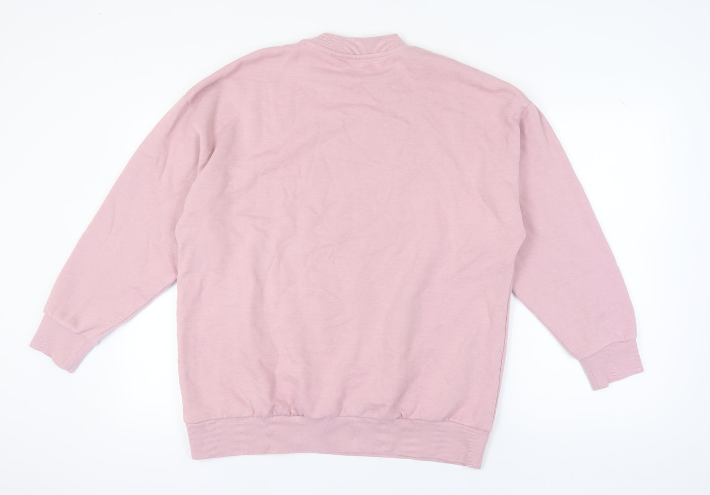 ASOS DESIGN Women's Pink Graphic Print Sweatshirt S