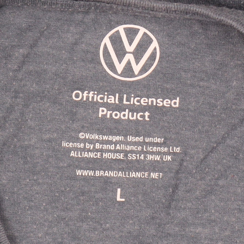 Volkswagen Men's Grey Adventure T-Shirt, Size L