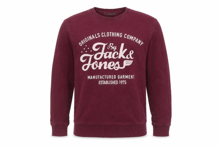 Jack & Jones Men's Red Pullover Sweatshirt S