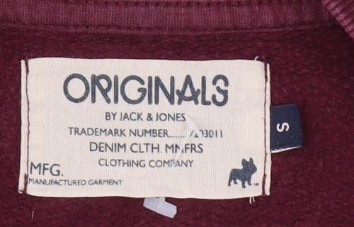 Jack & Jones Men's Red Pullover Sweatshirt S