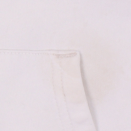 Tommy Hilfiger White Pullover Hoodie, Size S, Unisex