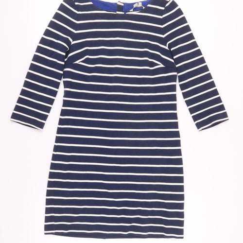 Boden Women's Blue Bodycon Dress, Size 10, Striped
