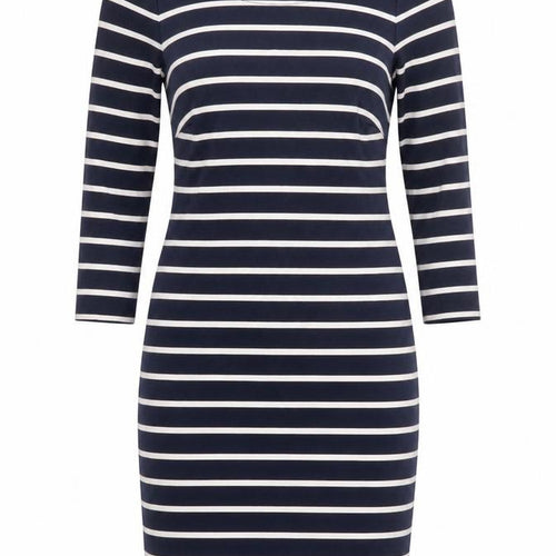 Boden Women's Blue Bodycon Dress, Size 10, Striped
