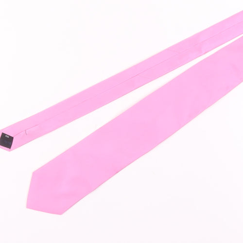 The Savile Row Company Men's Pink Silk Tie