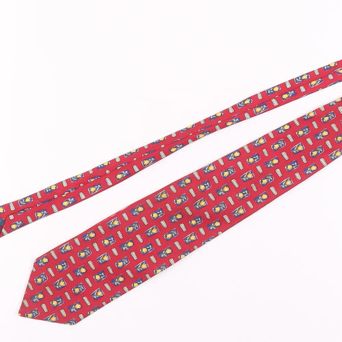 Jonelle Silk Men's Red Floral Tie