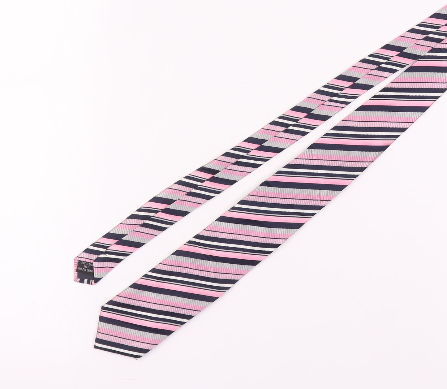 Daniel Hechter Pink Striped Silk Men's Tie