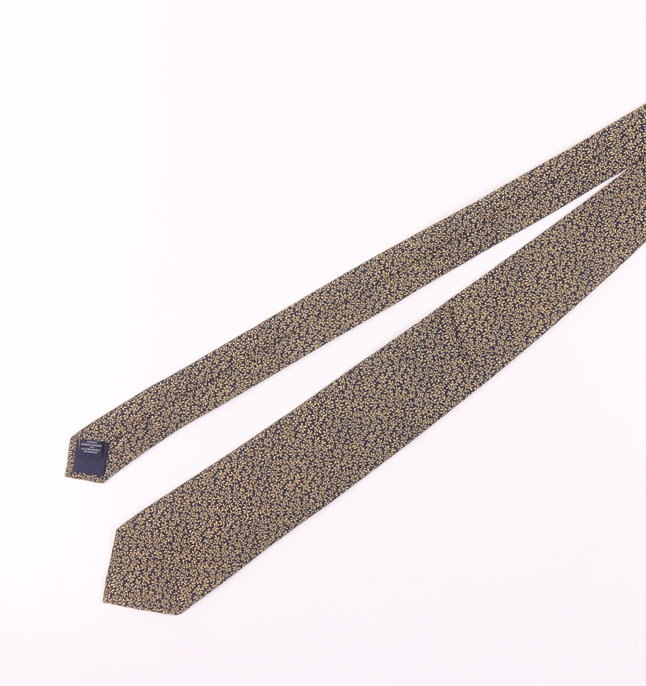 Charles Tyrwhitt Men’s Blue Silk Tie, Geometric