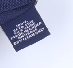 Charles Tyrwhitt Men’s Blue Silk Tie, Geometric