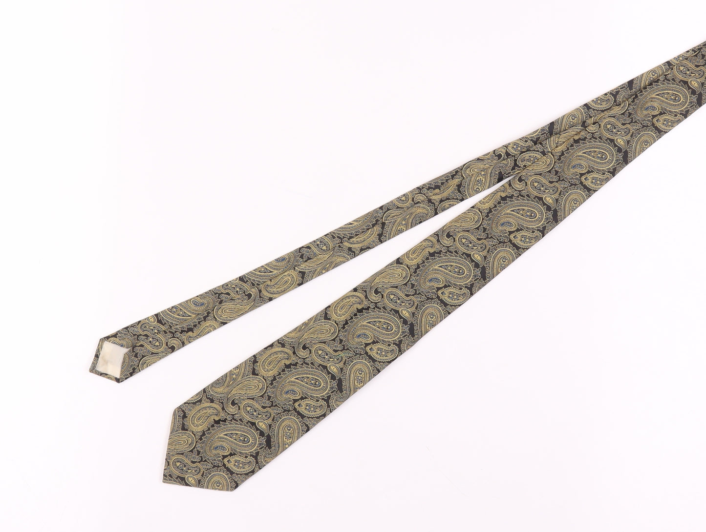 Chig by Michelsons Gold Paisley Men's Tie