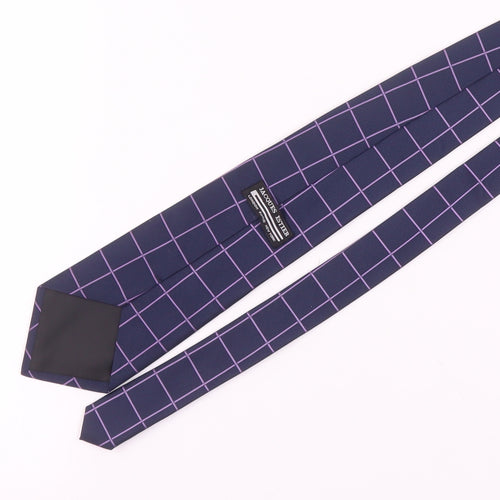 Jacques Ester Men's Navy Check Tie