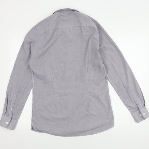 Next Men's Multicolour Slim Fit Check Shirt Size 15.5
