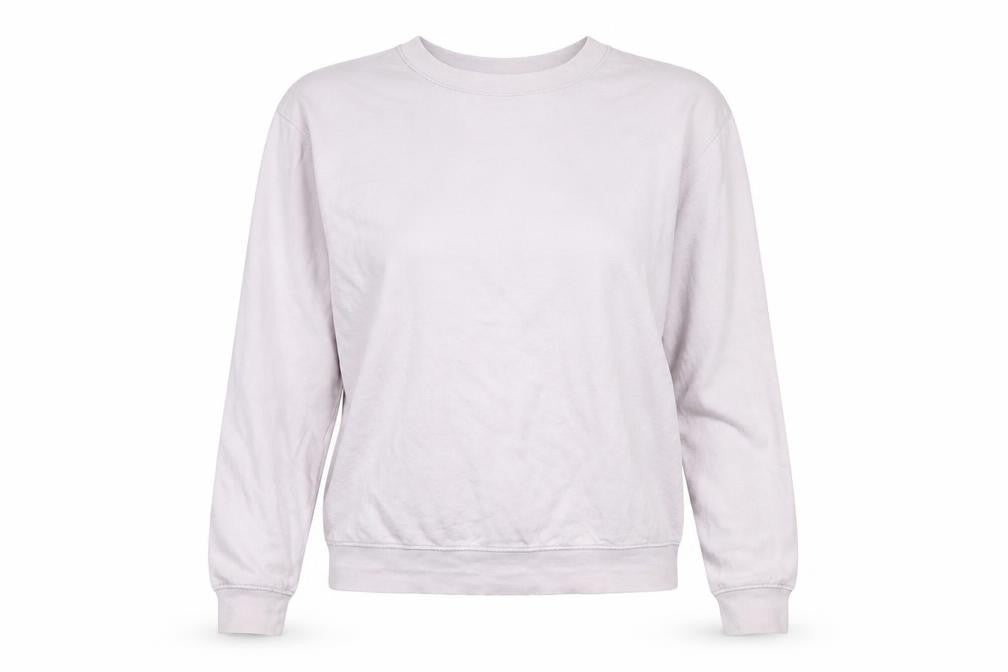 Front view of Topshop Women’s Ivory Tall Sweatshirt, size S