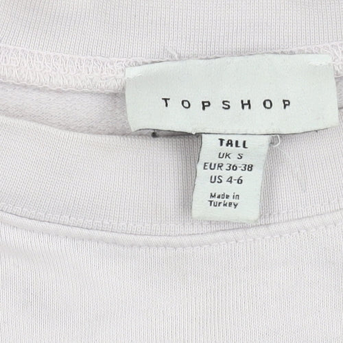 Topshop Women’s Ivory Tall Sweatshirt Size S