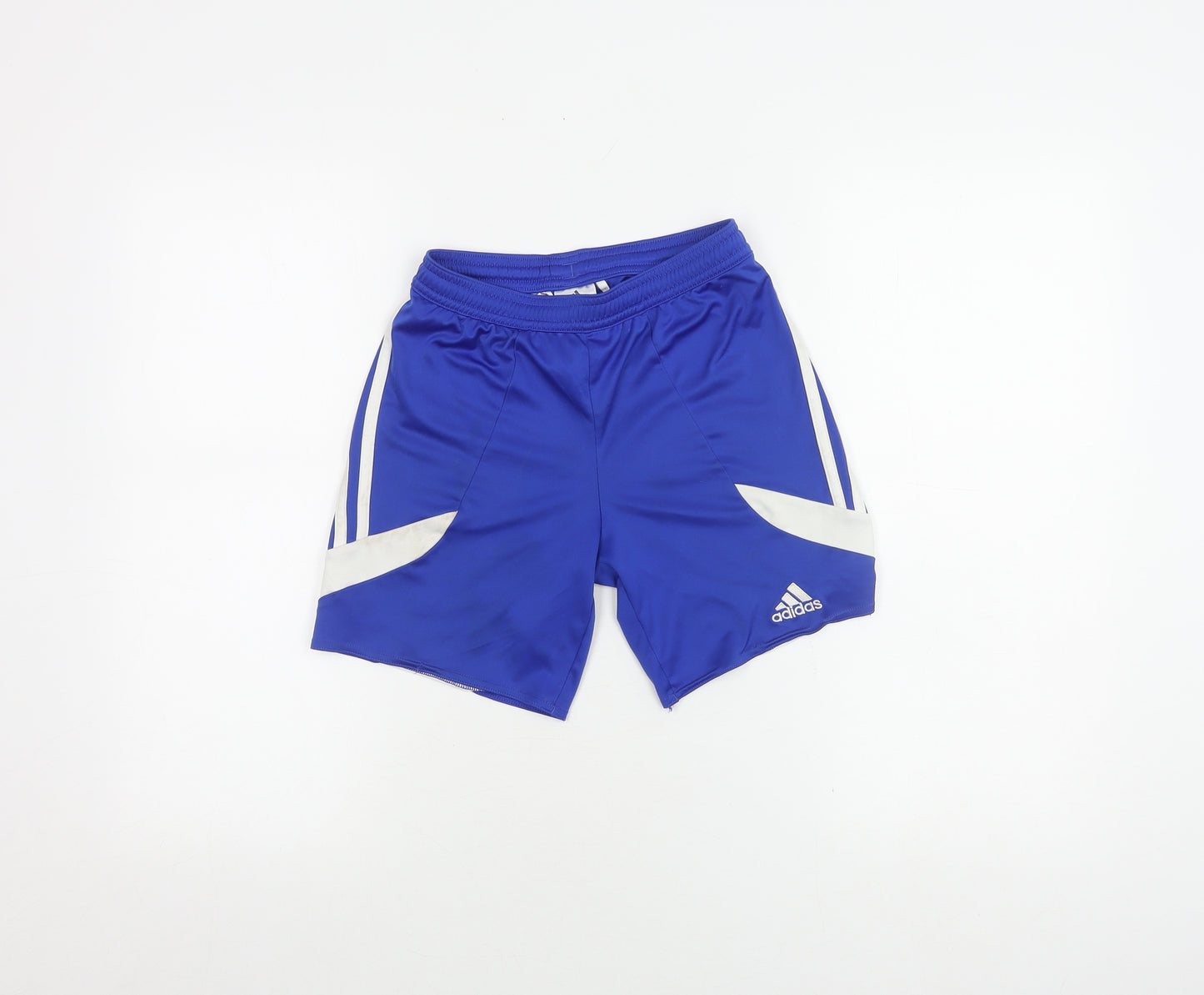 Adidas Boys Blue Athletic Shorts 10-11 Years