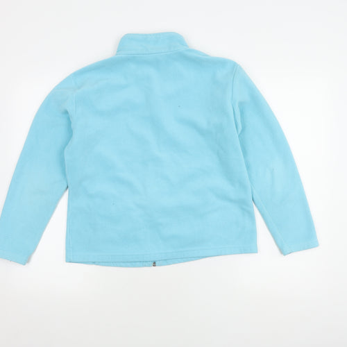 Marks and Spencer Women's Blue Fleece Jacket, Size 16