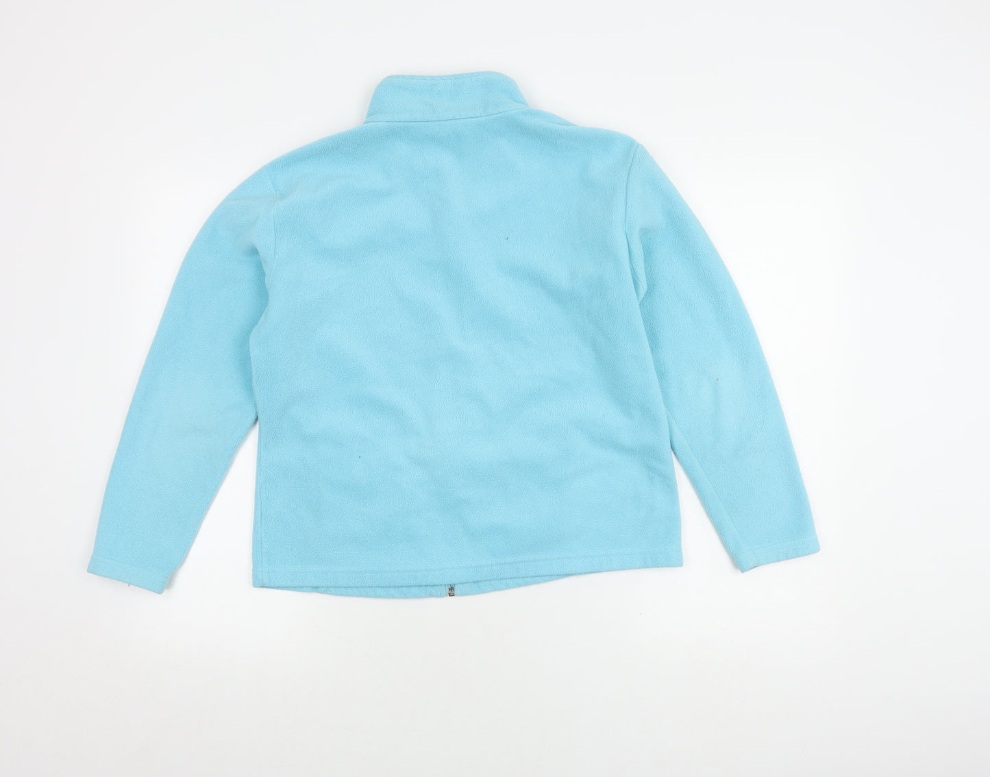 Marks and Spencer Women's Blue Fleece Jacket, Size 16
