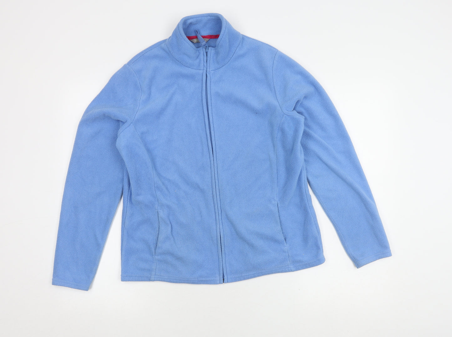 Marks and Spencer Women's Blue Fleece Jacket Size 16