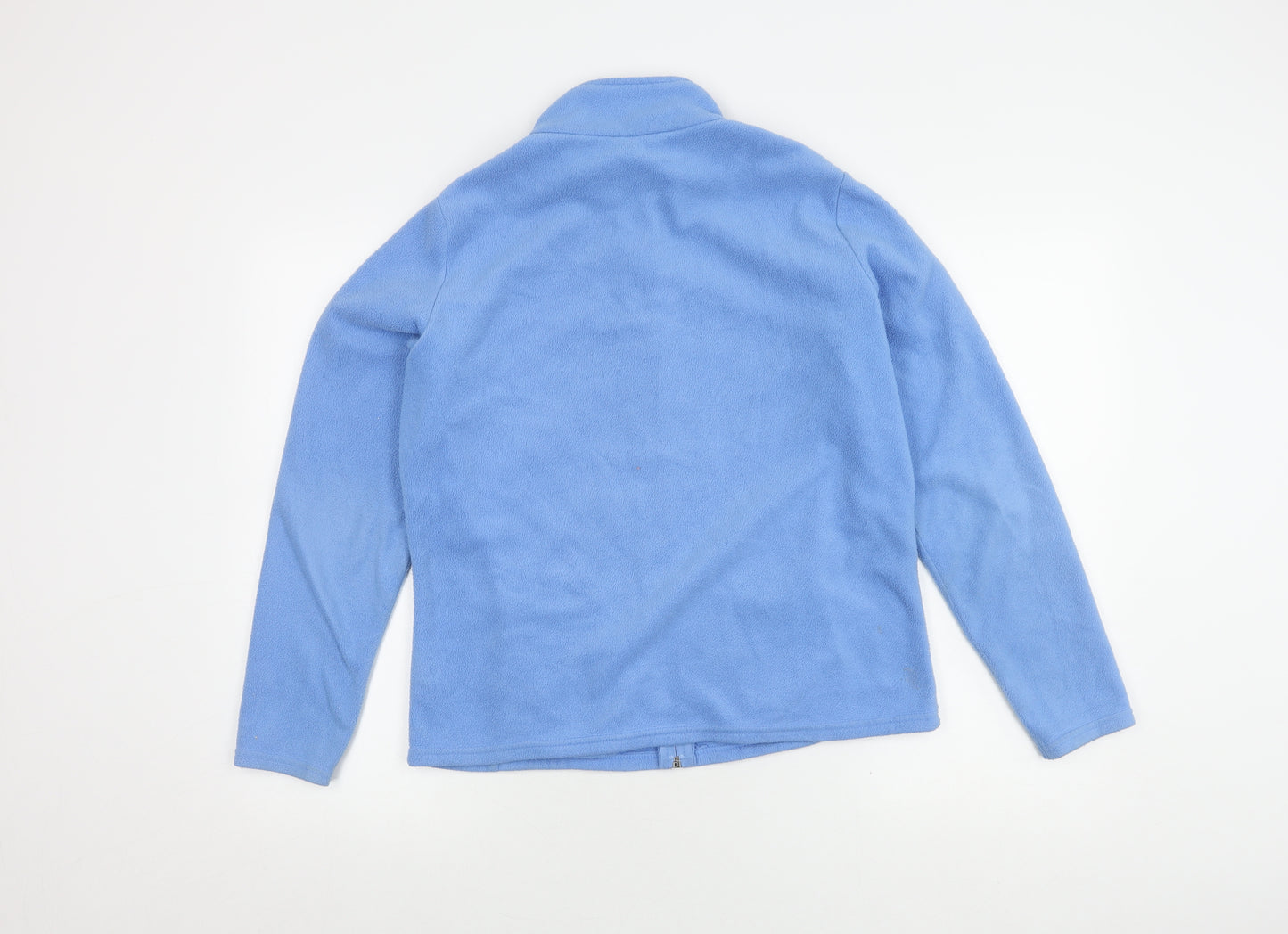 Marks and Spencer Women's Blue Fleece Jacket Size 16