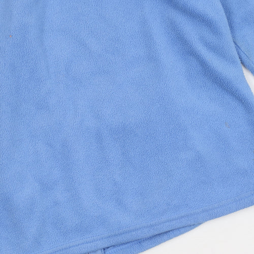 Marks and Spencer Women's Blue Fleece Jacket Size 16