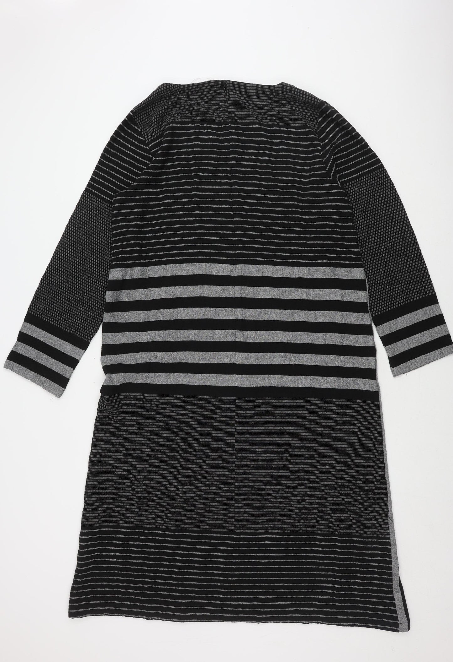 Naya Women's Black Striped Dress Size 6