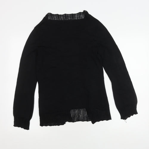 Planet Women's Black XS Cardigan V-Neck
