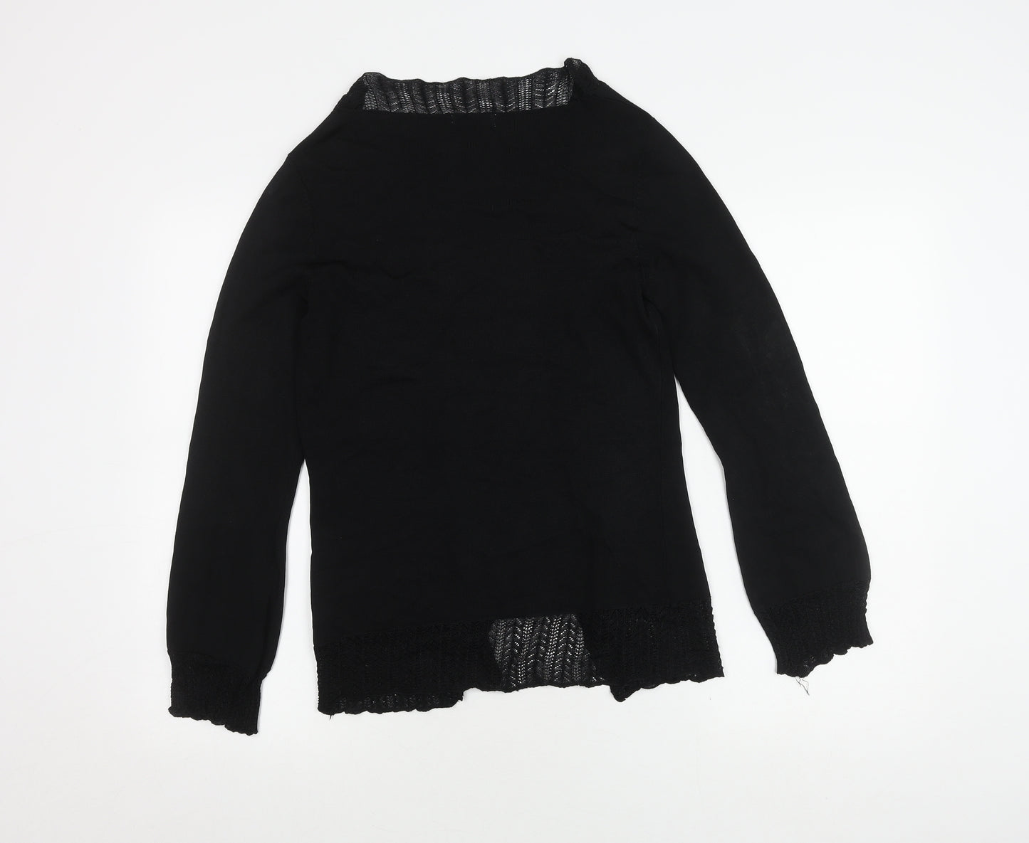 Planet Women's Black XS Cardigan V-Neck