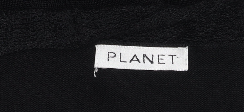 Planet Women's Black XS Cardigan V-Neck