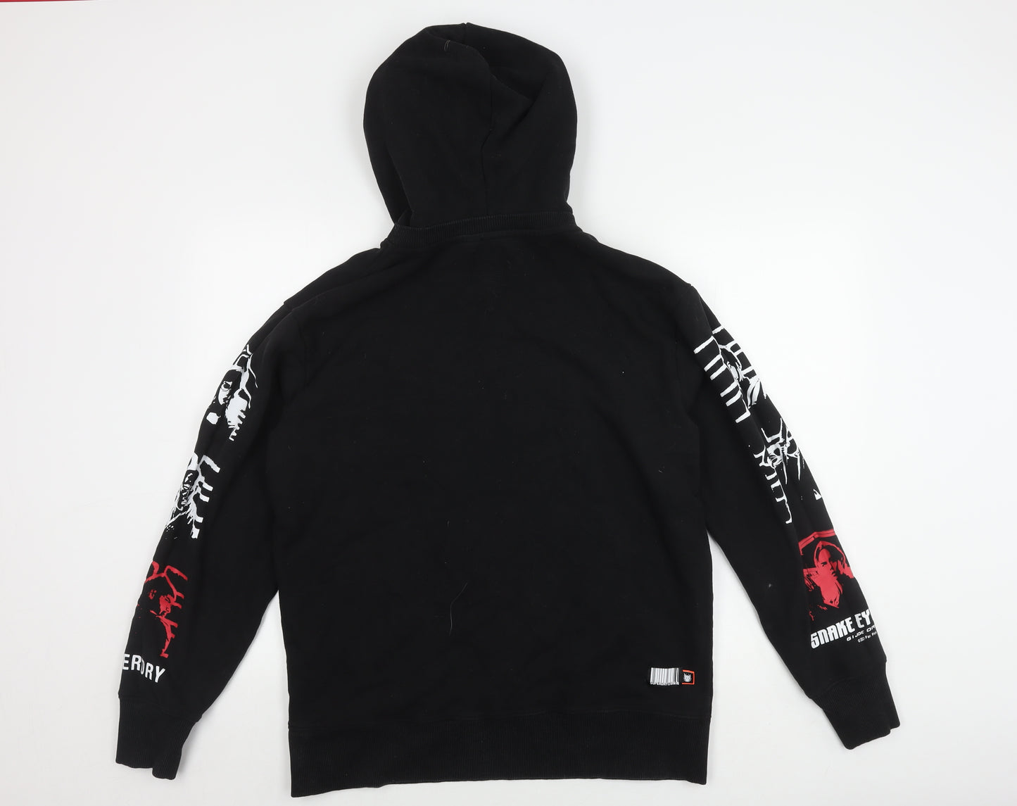 Superdry Men's Black Graphic Print Pullover Hoodie M/L