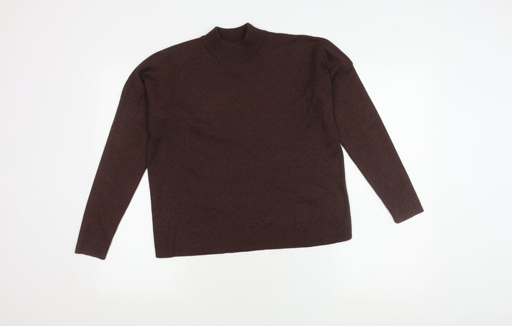Reserved Women's Brown High Neck Pullover Jumper - S