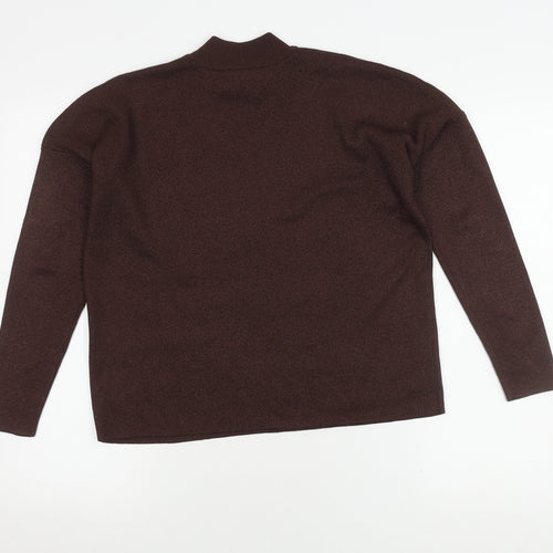 Reserved Women's Brown High Neck Pullover Jumper - S