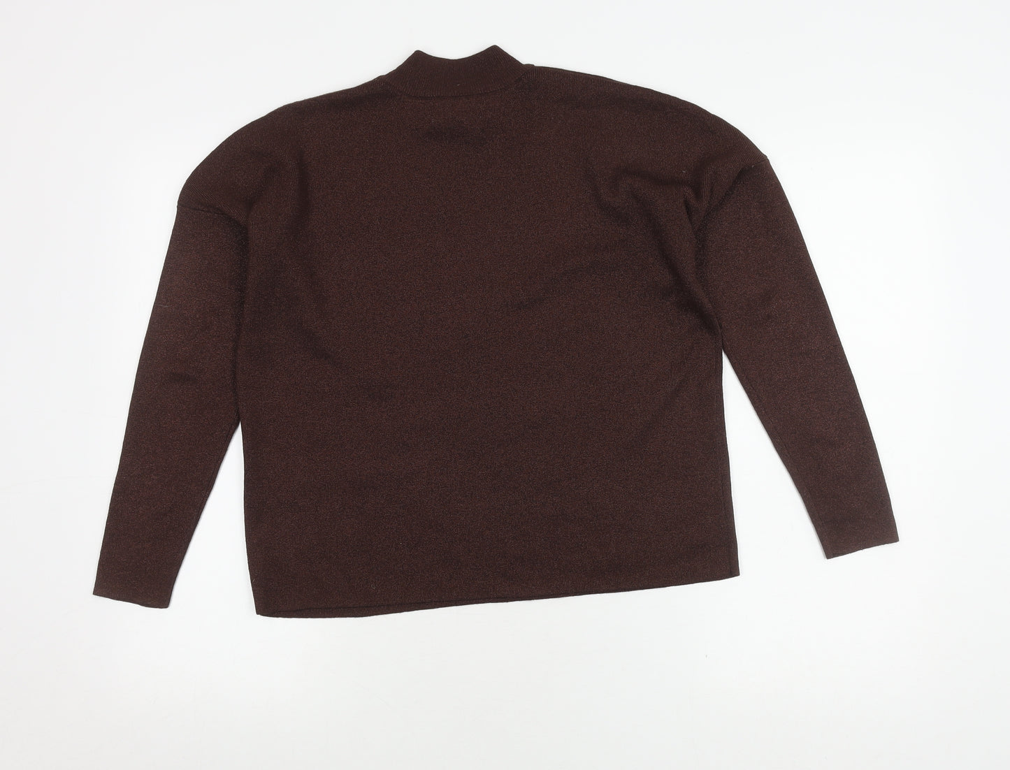Reserved Women's Brown High Neck Pullover Jumper - S