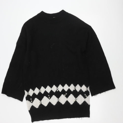 H&M Women's Black Shift Dress S, Winter Casual