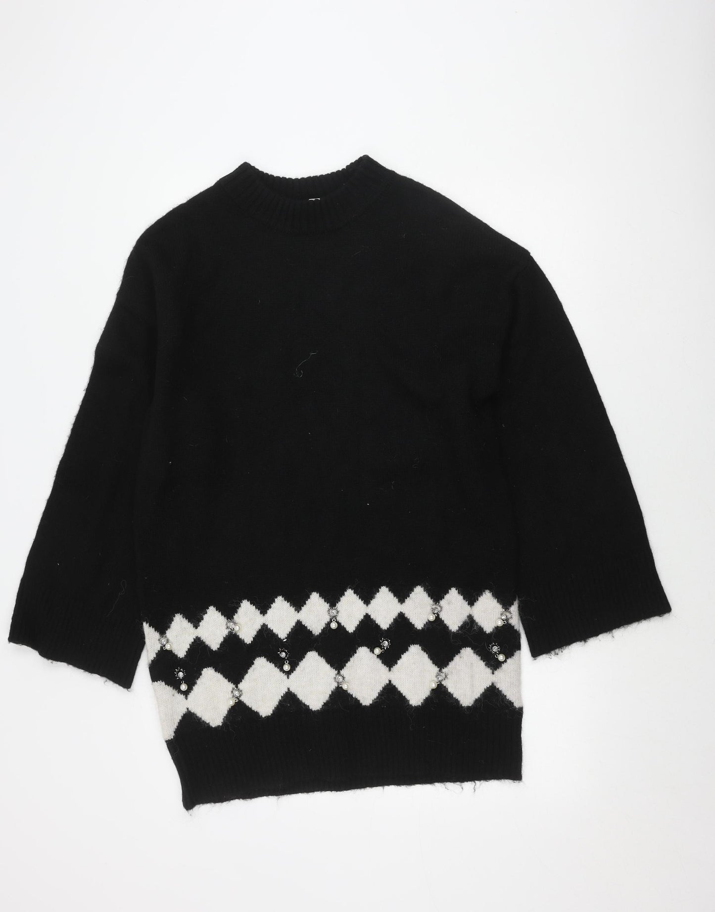 H&M Women's Black Shift Dress S, Winter Casual