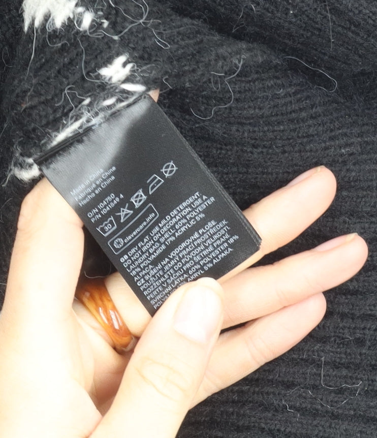 H&M Women's Black Shift Dress S, Winter Casual