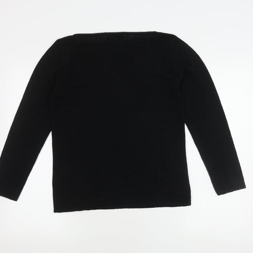 Bloomingdale's Y.E.S. Women's Black Pullover Jumper M