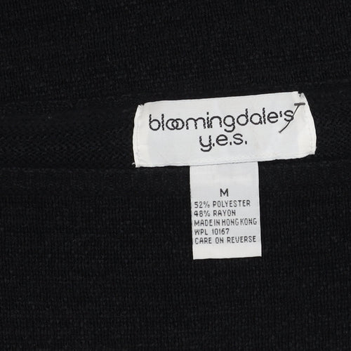 Bloomingdale's Y.E.S. Women's Black Pullover Jumper M