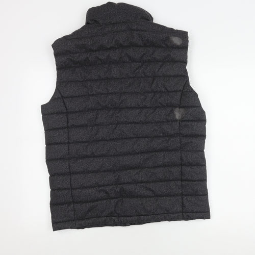 Superdry Men's Black Puffer Jacket L with Logo