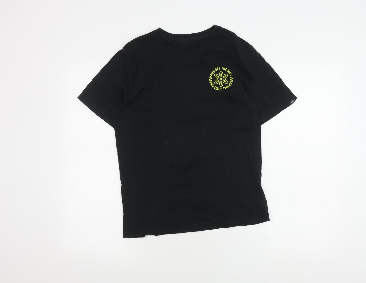 Vans Simpsons Boys T-Shirt Black 12-13 Years Graphic Print