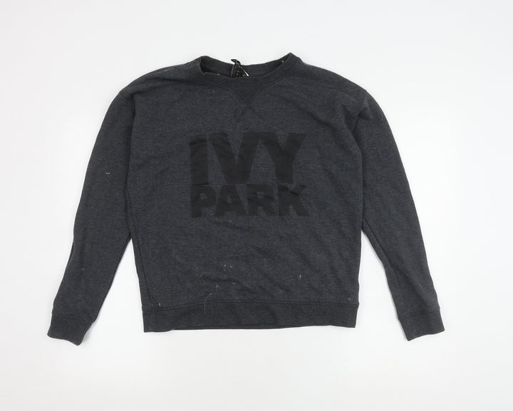 Ivy Park Women's Grey Sweatshirt Medium Pullover