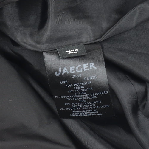 Jaeger Women's Black Puffer Jacket Size 10