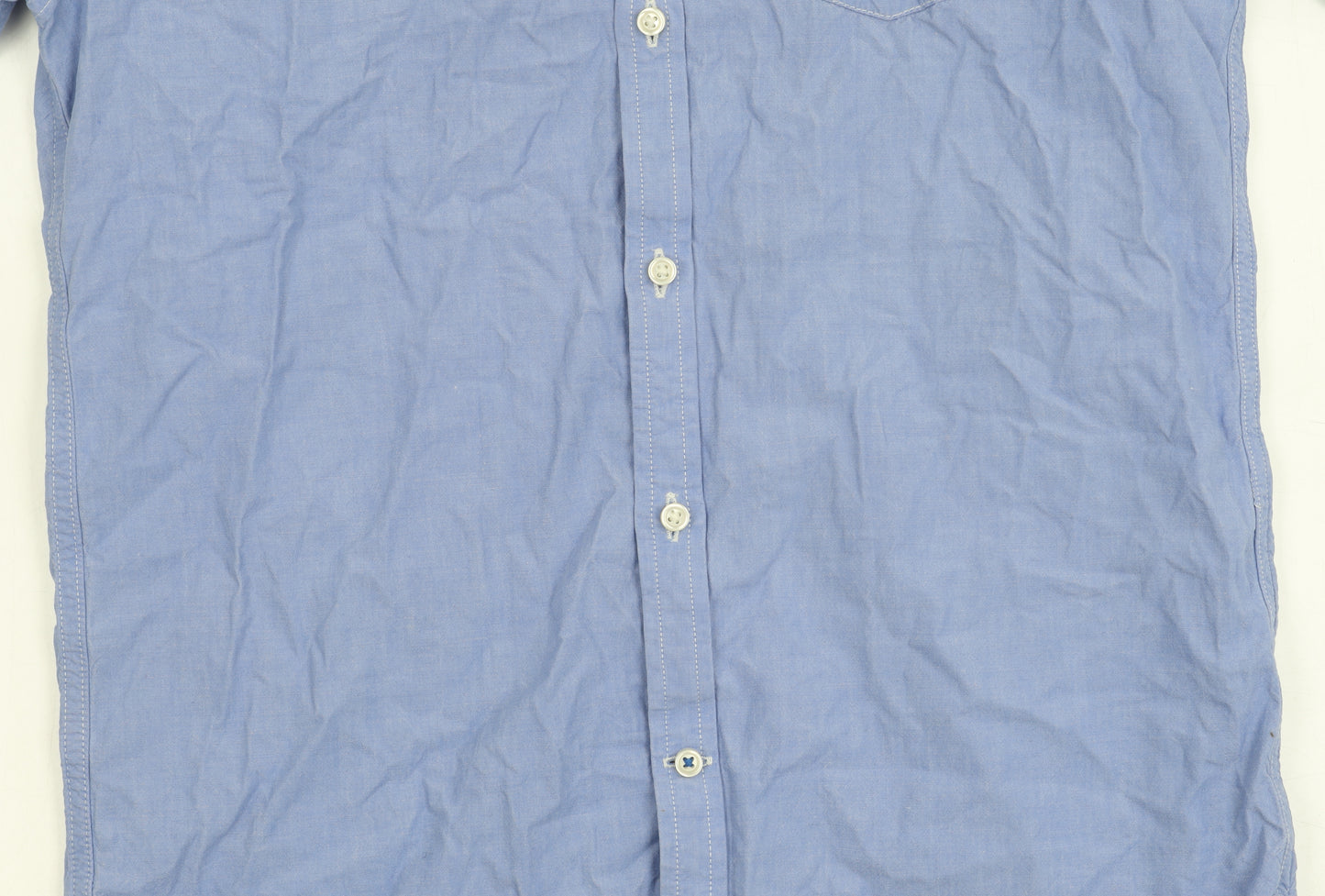 Superdry Men's Blue Button-Up Shirt M