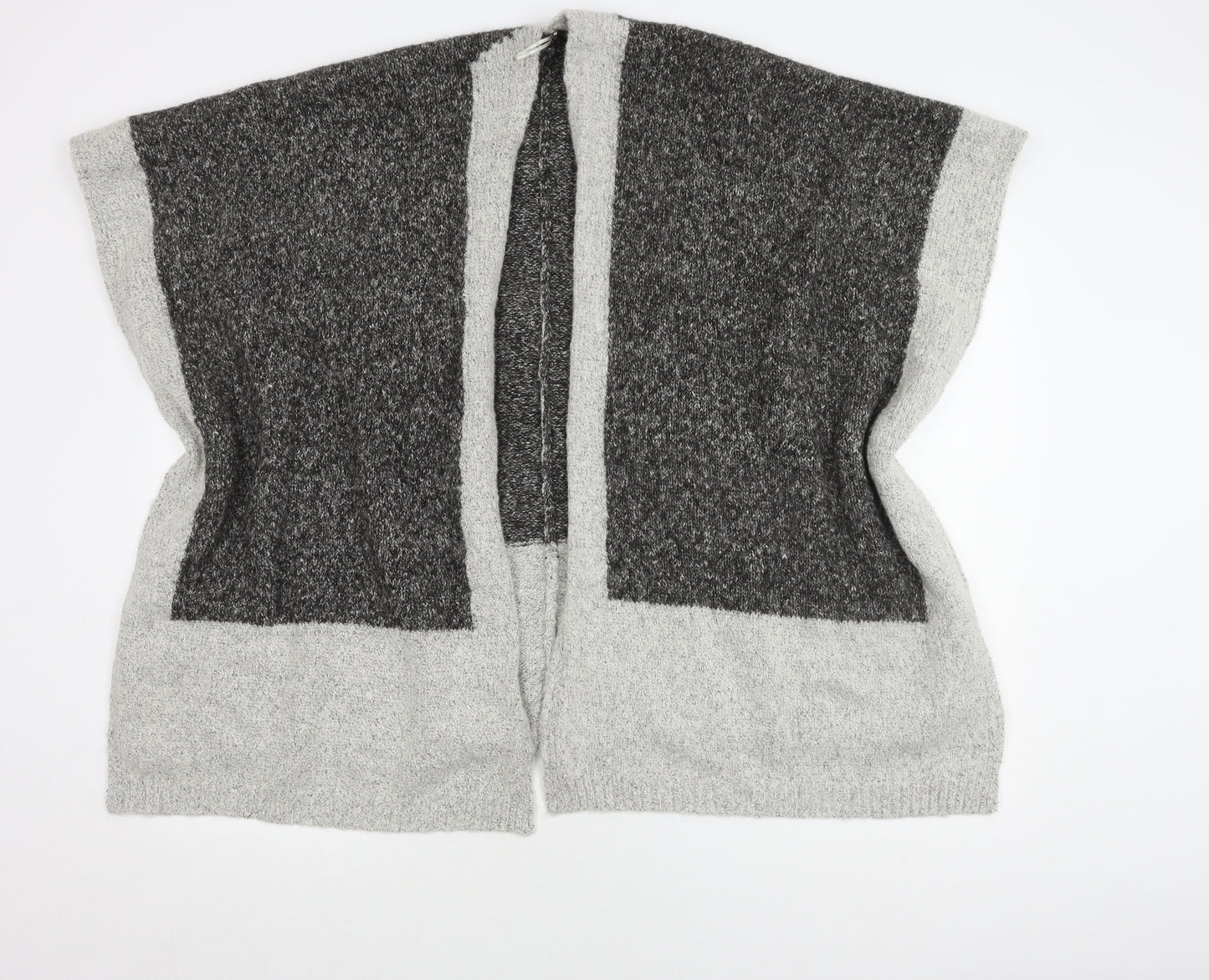 Roman Women's Grey Cape Jumper Sleeveless Knit S