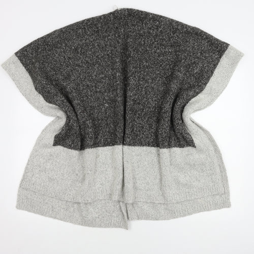 Roman Women's Grey Cape Jumper Sleeveless Knit S